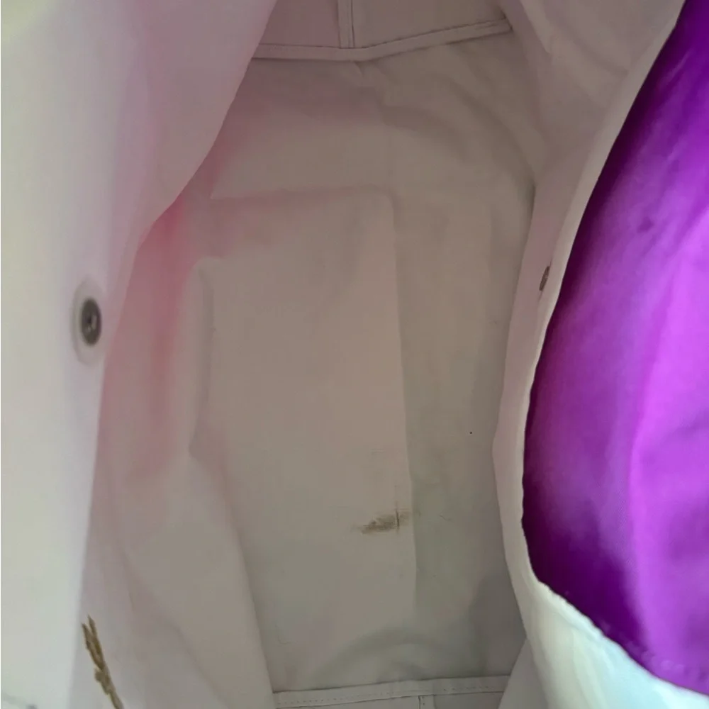 Longchamp Purple Nylon Tote bag with Gold Logo - Picture 7 of 16